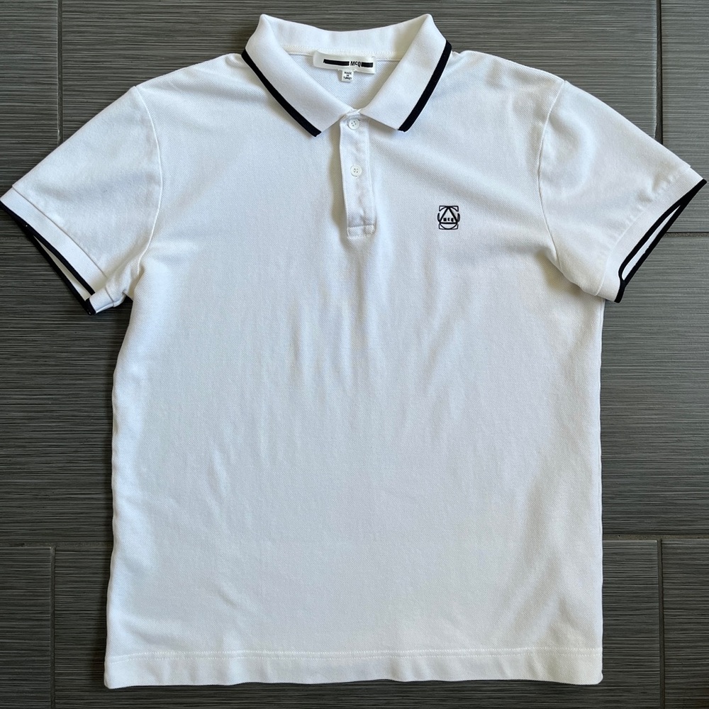 Alexander McQueen MCQ Polo Shirt Short Sleeve Slim Fit